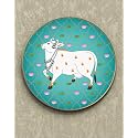 SAF Large Round Pichwai Cow Wall Painting