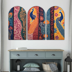 saf peacock decorative wall painting for living room bedroom hotels