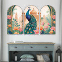 saf Peacock decorative Wall Painting for Living Room, Bedroom, Hotels