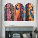 saf Peacock decorative Wall Painting for Living Room, Bedroom, Hotels