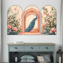 saf Peacock decorative Wall Painting for Living Room, Bedroom, Hotels