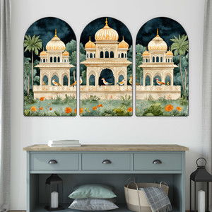 saf royal palace arch wall art panel set