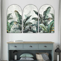 saf Tropical Banana Leaf Wall Painting for Living Room, Bedroom, Hotels
