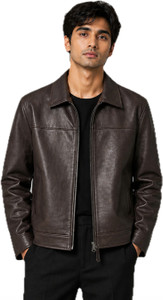 SAFAISION Full Sleeve Solid Men Jacket