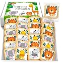 Safari Animal Cookies Theme Individually Wrapped themed Party Favors Baby Shower 24 Pack Bulk for Birthday Party Zoo Jungle Sugar Cookie