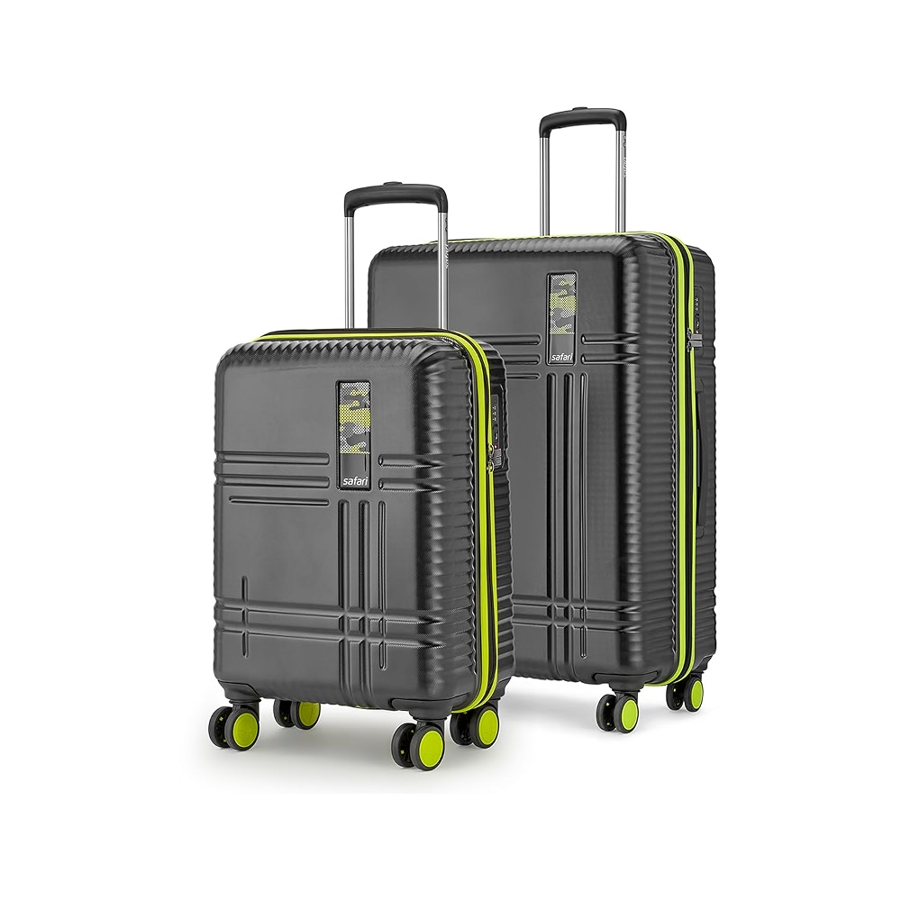 Safari Zany 55 Cms Small Cabin Polycarbonate Hardsided 8 Wheels