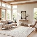 SAFAVIEH Arizona Shag Rug 8'x10', Soft Plush Boho Ivory &amp; Beige ASG741A