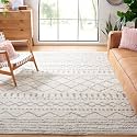 SAFAVIEH Arizona Shag Rug 9x12, Large Ivory &amp; Grey ASG741F