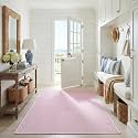 SAFAVIEH Courtyard Collection 5'3" x 7'7" Ivory/Pink CY8521 Indoor/ Outside Waterproof Easy cleansingPatio Backyard Mudroom Area Mat