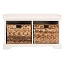 SAFAVIEH Freddy Wood Storage Bench 33 inches