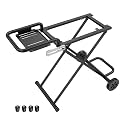 SafBbcue Flat Top Tabletop Griddle Stand for Blackstone Tabletop 17" 22" Grill Portable Grill Cart Folding Outdoor Griddle Shelf