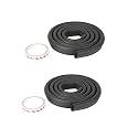 Safe-O-Kid High Density U - Shaped 2 Edge Guard Strips (2 Meter, Black)