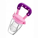 Safe-O-Kid Baby Fruit Nibbler/Pacifier - BPA-Free, 100% Pure Silicone, Teether for Baby | Soft Pacifier &amp; Teether for Infants - Pink