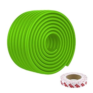 safe-o-kid- pack of 1 unique high density- prevents from head injury multi-functional 2 meter edge guard - grass green