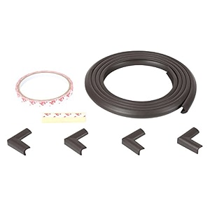 safe-o-kid unique high density l-shaped mini edge guard with 4 corner cushions 2 meter