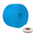 Safe-O-Kid 1 Pcs Baby Corner Protector for Baby | Extra Thick High-Density Cushion Edge Guard for Tables, Desks &amp; Furniture | Soft Corner Safety Strip Prevents Head Injury | 2 Meter Long - Blue