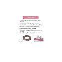 Safe-O-Kid - Unique High Density L-Shaped 2 mtr Long Medium Edge Guards with 8 Corner Cushions- (Pack of 2), Brown