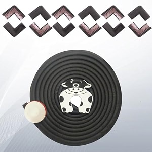 safe-o-kid unique high density l-shaped mini 2 edge guards with 8 corner cushions 2 meter