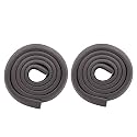 Safe-O-Kid® (Set of 2), Soft Cushioned 6.4 Ft / 2 Mtr Long Edge Guards with Strong 3M Adhesive, Safety for Sharp Edges for Babies- Black