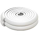 Safe-O-Kid® (Pack of 2) Baby Proofing Edge Guards 2 Meter (6.5 Feet) | Extra Thick Corner Protectors with 3M Adhesive | BPA-Free Furniture Edge Cushion for Tables, Desks &amp; Glass Corners - White