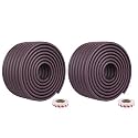 Safe-O-Kid 2 Pcs Baby Corner Protector for Baby | Extra Thick High-Density Cushion Edge Guard for Tables, Desks &amp; Furniture | Soft Corner Safety Strip Prevents Head Injury | 2 Meter Long - Brown