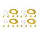 Safe-O-Kid - Unique High Density L-Shaped 2 mtr Long Mini 4 Edge Guard with 16 Corner Cushions - Yellow