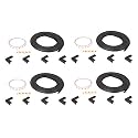 Safe-O-Kid - Unique High Density L-Shaped 2 mtr Long Mini 4 Edge Guard with 16 Corner Cushions - Black