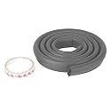 Safe-O-Kid® Baby Proofing Edge Guards, 2 Meter (6.5 ft) Baby Safety Strip | Strong 3M Adhesive | BPA-Free, Non-Toxic Impact Cushion for Tables, Desks &amp; Furniture | Grey | Pack of 4