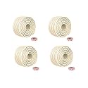 Safe-O-Kid 4 Pcs Baby Corner Protector for Baby | Extra Thick High-Density Cushion Edge Guard for Tables, Desks &amp; Furniture | Soft Corner Safety Strip Prevents Head Injury | 2 Meter Long - Cream