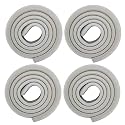 Safe-O-Kid - Unique High Density L-Shaped 2 mtr Long 4 Large Edge Guard with 16 Corner Cushions - Black