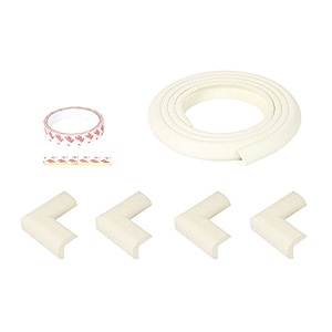 safe-o-kid - unique high density l-shaped 2 mtr long 4 medium edge guards with 16 corner cushions