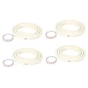 Safe-O-Kid - Unique High Density 2 mtr Long U - Shaped 4 Edge Guard Strips - Cream