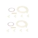 Safe-O-Kid® - Unique High Density L-Shaped 2 mtr Long Mini 2 Edge Guards with 8 Corner Cushions - Cream
