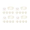Safe-O-Kid - Unique High Density L-Shaped Cream 2 mtr Long 4 Large Edge Guard with 16 Corner Cushions Cream