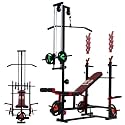 Fitness Home Gym Adjustable Bench, 20 in 1 Gym Bench, Gym Equipment for Home Workout | Multifunction Workout Bench for Home Gym | Adjustable Weightlifting Bench (Max Capacity 150kg)