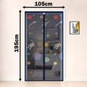 SafeMyles Self-Closing Magnetic Astro Design Door Mosquito