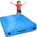 SaferBounce Crash Pad for Kids Sensory | Big 5Ft x 5Ft Or 3Ft x 4Ft | Autism Sensory Crash Mat for Jumping & Play | Crashpad | Soft Foam Landing Pad for Kids | Giant Pillow Mat | Climbing & Gymnastics