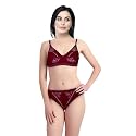 Women39s Soft Cotton Bra Panty Set for