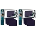 Safety 1st Cling Car Window Shades, 4 Pieces, Black Tint (Pack of 2)