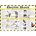 Safety First Aid Electric Shock Poster, Laminated (59x42cm)