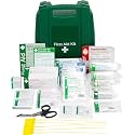 Safety First Aid Workplace First Aid Kit British Standard (Small 1-25 Persons) Wall Mountable with Inspection Tags and Extra Plasters