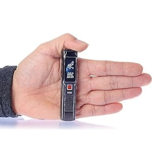 safetynet mini long voice recorder  8gb inbuilt digital steel stereo voice recorder  high smartphone sound recording mini mp3 player recorder  indoor amp outdoor use portable recorder