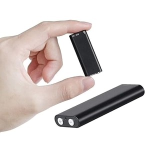 safetynet 8gb mini small voice audio recorder super long storage capacity  up to 14 hours recording  date amp time stamp  easy to use  crystal clear digital recording 8gb