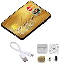 SAFETYNET GSM ATM Card with Earpiece Basic Bluetooth Earpiece Wireless Invisible with Free 2 Cell for Indoor Outdoor Usage