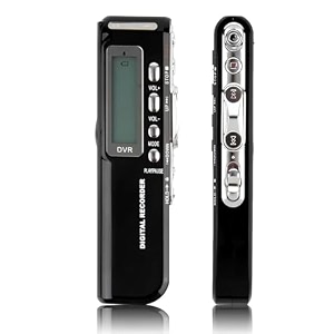 safetynet digital voice activated recorder for lecturesmeetingsclass 8gb memory store 160 hours soundaudio recording dictaphone device with playbackmp3 payerdisplay
