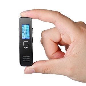 safetynet digital recorder  super clear and no noise  32gb tf card 20 hours  wav to mp3 192kbps digital voice recorder  one touch for lecture  meeting  interview  teaching