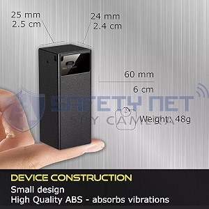 safetynet 64gb long backup voice recorder  1418 hours continuous recording  up to 6 days smart standby voice-activated  clear audio mp3 recording for classes office meetings amp interviews