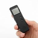 SAFETYNET Digital Voice Activated Recorder Noise Reduction Dictaphone MP3 Player 10h Continuous Recording Line-in Function for Meeting Lecture Interview Class MP3 Recorder