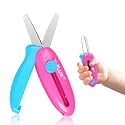 Safety Scissors for Kids, Retractable Toddler Scissors for Preschool Crafts