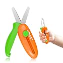 Safety Scissors for Kids, Retractable Toddler Scissors for Preschool Crafts